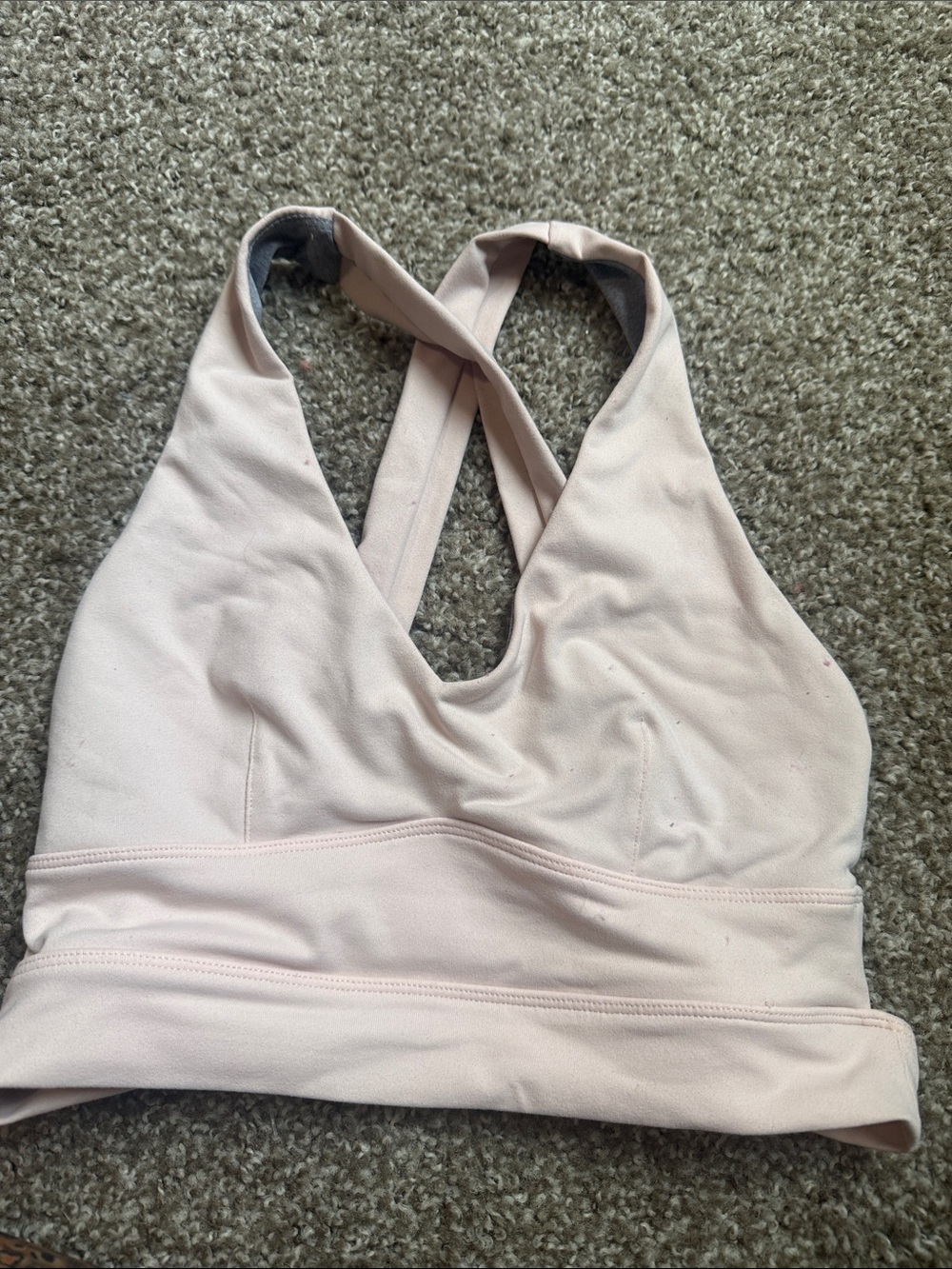 Born Primitive Blush Pink Cross-Back Sports Bralette